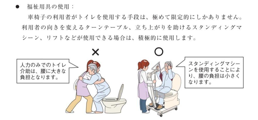 介護士がトイレの介助をしているイメージ画像