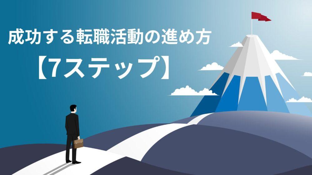 成功する転職活動の進め方【7ステップ】