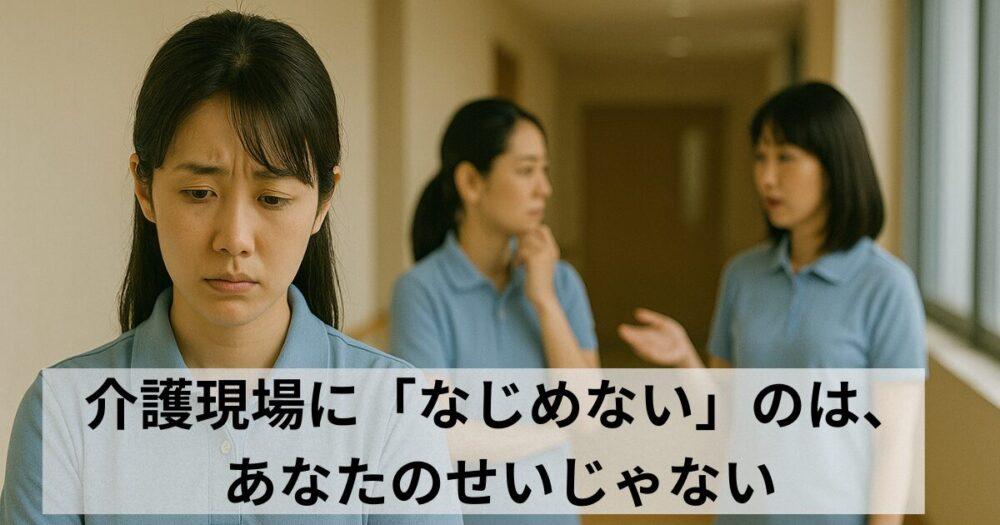 介護現場に「なじめない」のは、あなたのせいじゃない|7つの理由と対応策