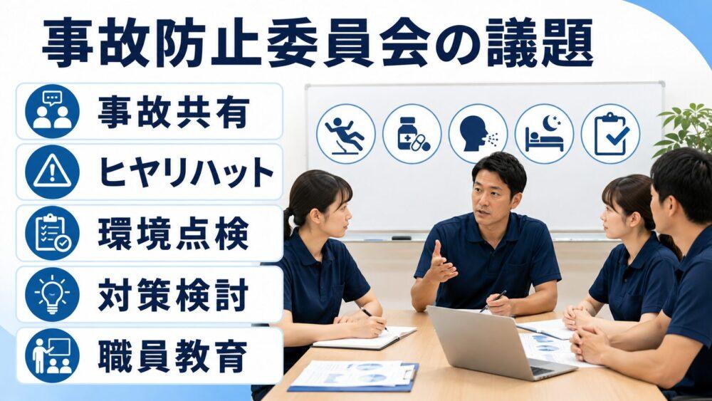 事故防止検討委員会の議事録を説明する画像