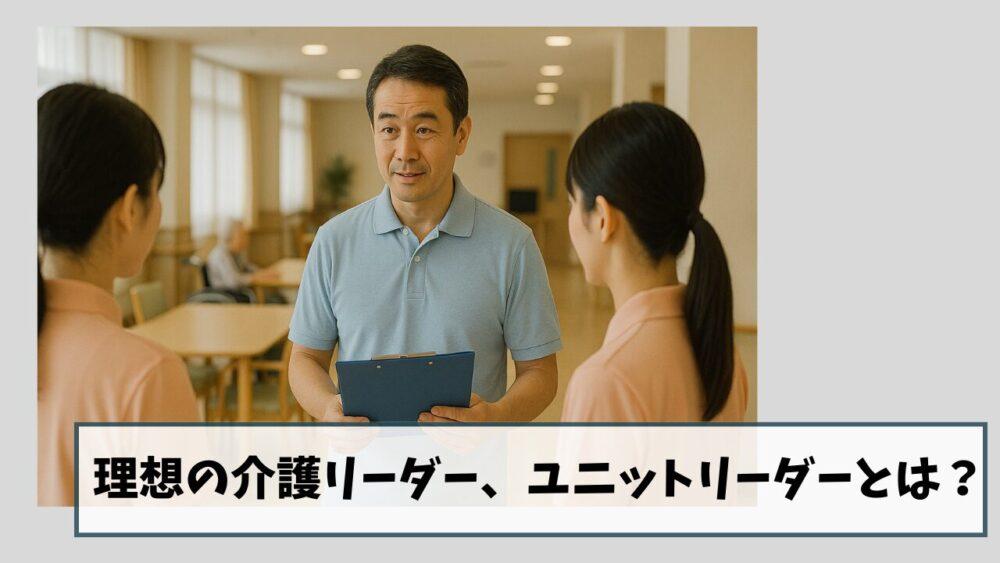 理想の介護リーダーやユニットリーダーとは?|仕事に求められる3つの能力