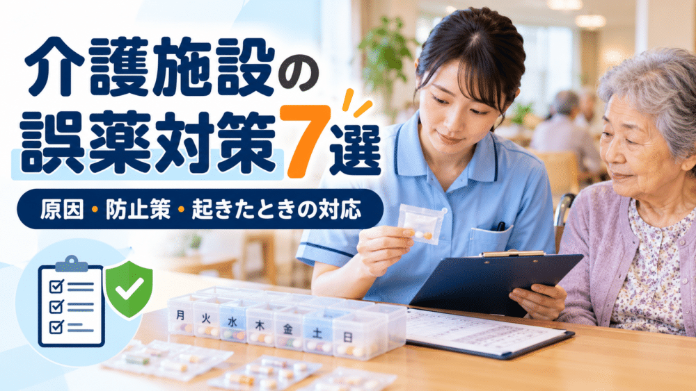 介護施設の誤薬対策7選｜原因・防止策・起きたときの対応を現役介護士が解説