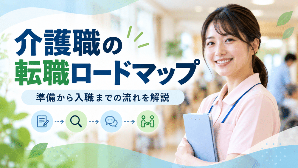 介護職の転職ロードマップ7ステップ|準備から入職までの流れ