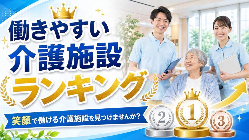 働きやすい介護施設ランキング｜笑顔で働ける介護施設を見つけませんか？