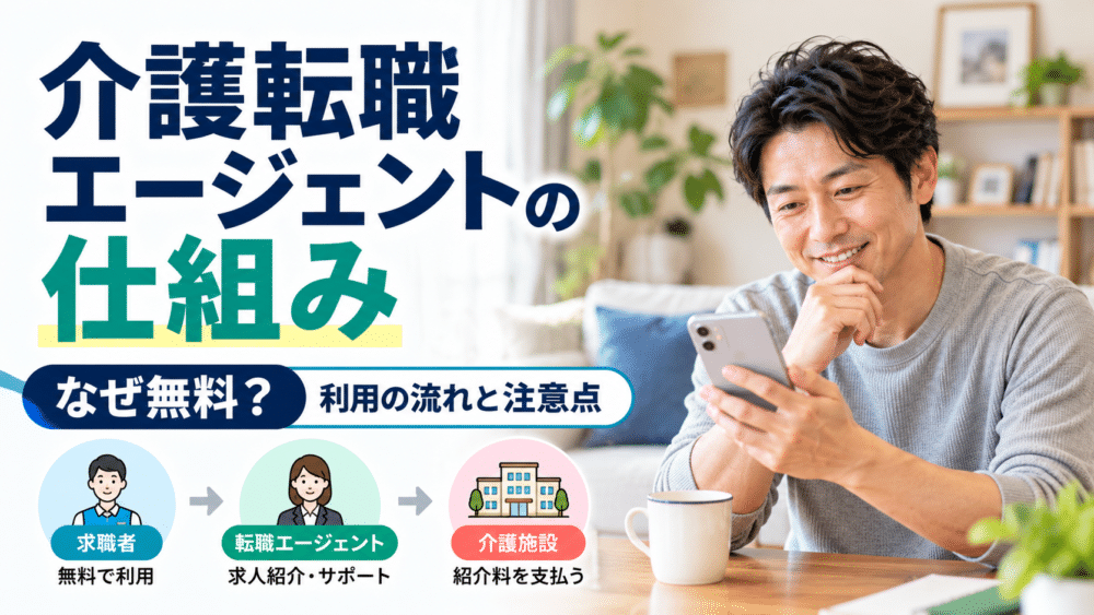 介護転職エージェントの仕組みを解説　どうして無料で利用できるのか？