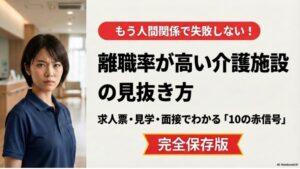 離職率が高い介護施設の見抜き方10選|見学・面接・求人票のチェックポイント