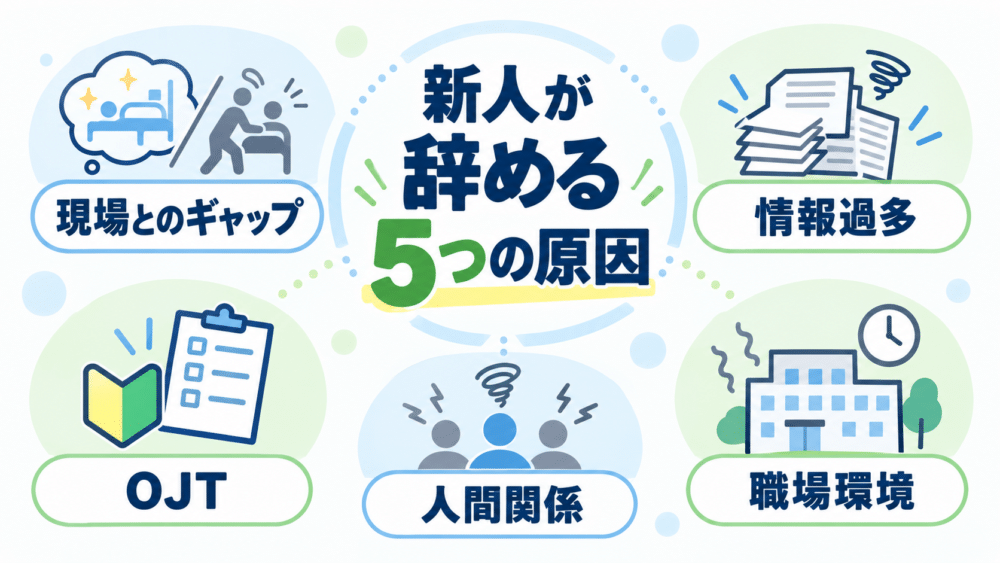 新人介護士がすぐ辞める5つの原因