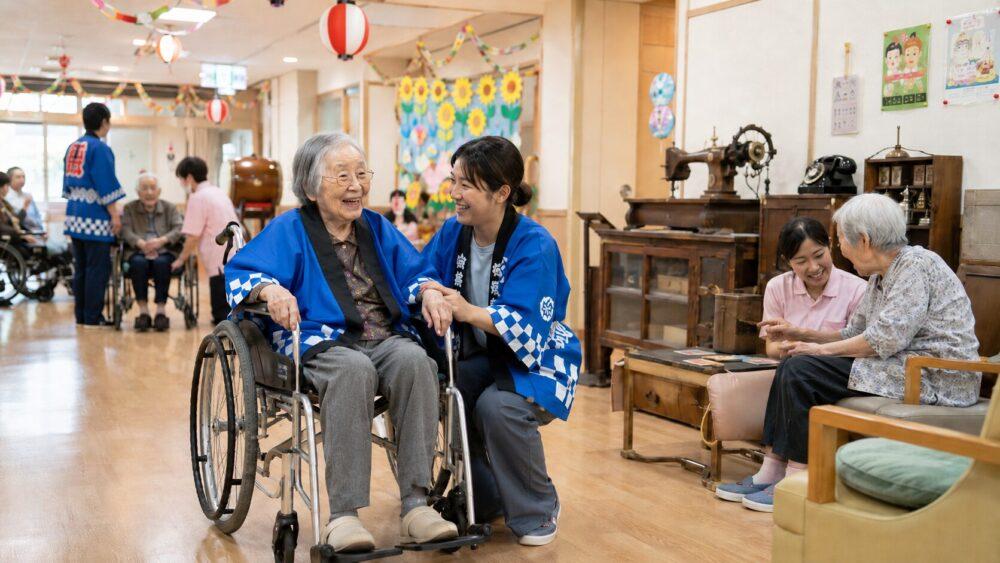 認知症や車椅子の方に配慮した出し物のコツのイメージ画像