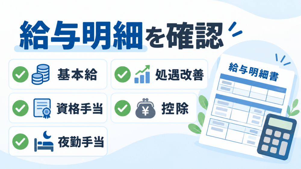給与明細で確認したいポイント